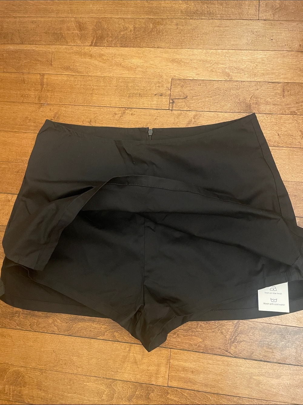 Black Mini Skort - Picture 2 of 7